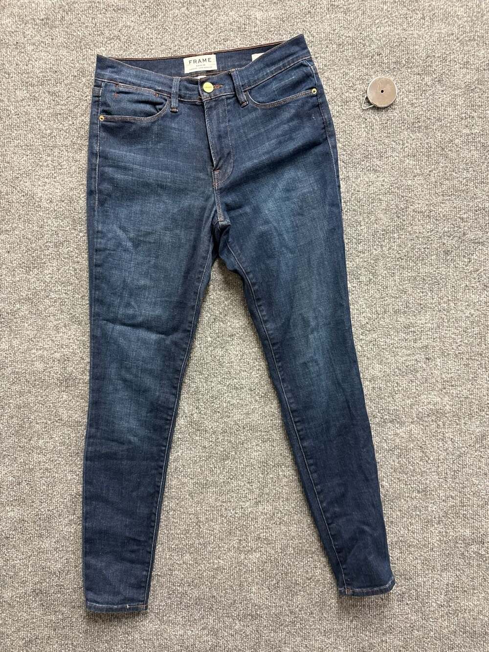 FRAME Denim Le High Skinny Dark Wash Jeans Size 27